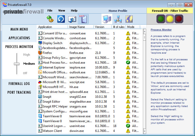 Privatefirewall 7.0.30.3 Free Download for Windows 10, 8 and 7 - FileCroco.com