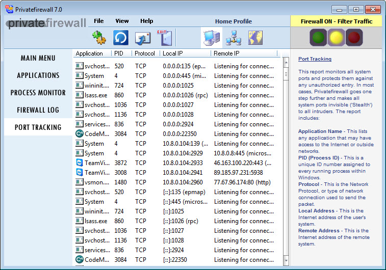 Privatefirewall 7.0.30.3 Free Download for Windows 10, 8 and 7 - FileCroco.com