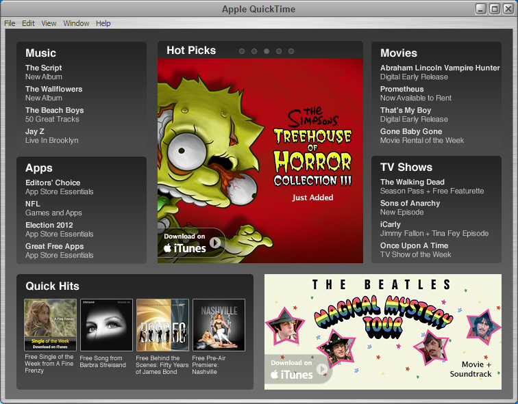 download apple quicktime player for windows 7