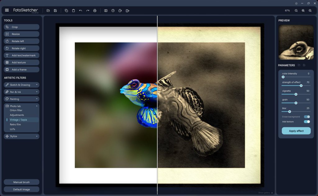 FotoSketcher Studio screenshot 4