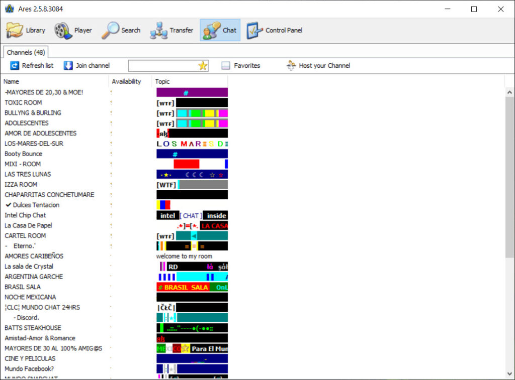 ares free music download software