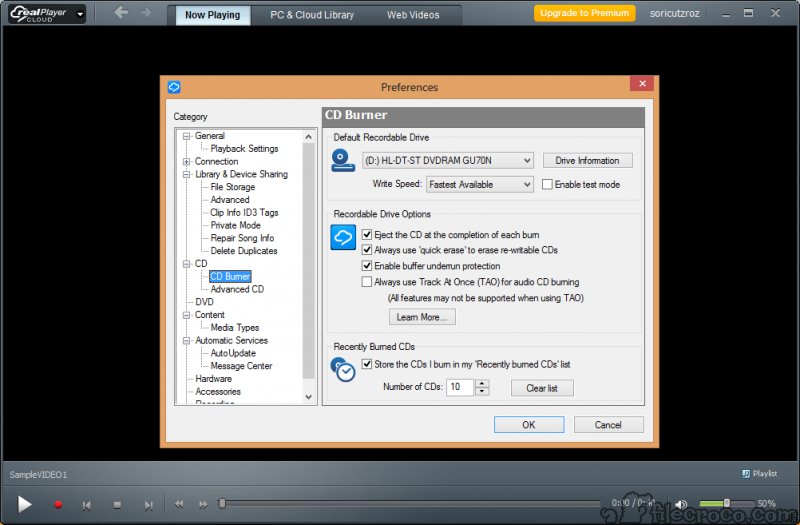 realplayer download songs