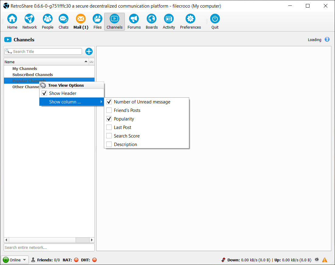 Download RetroShare for Mac 0.6.5 Download RetroShare for Mac 0.6.5