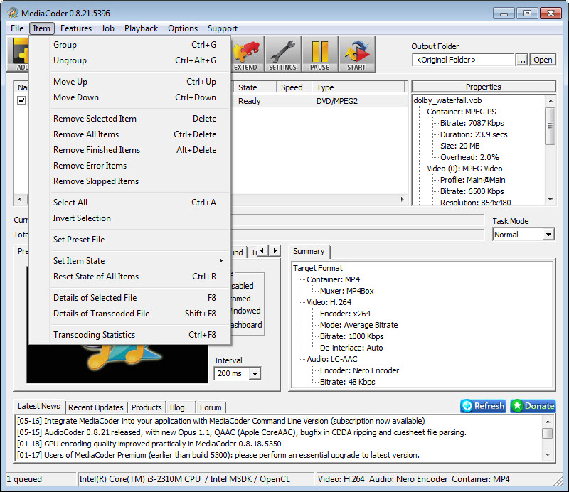 mediacoder full edition x86 gratuit