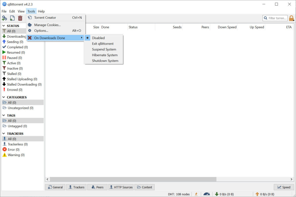 qBittorrent 4.5.4 free instals