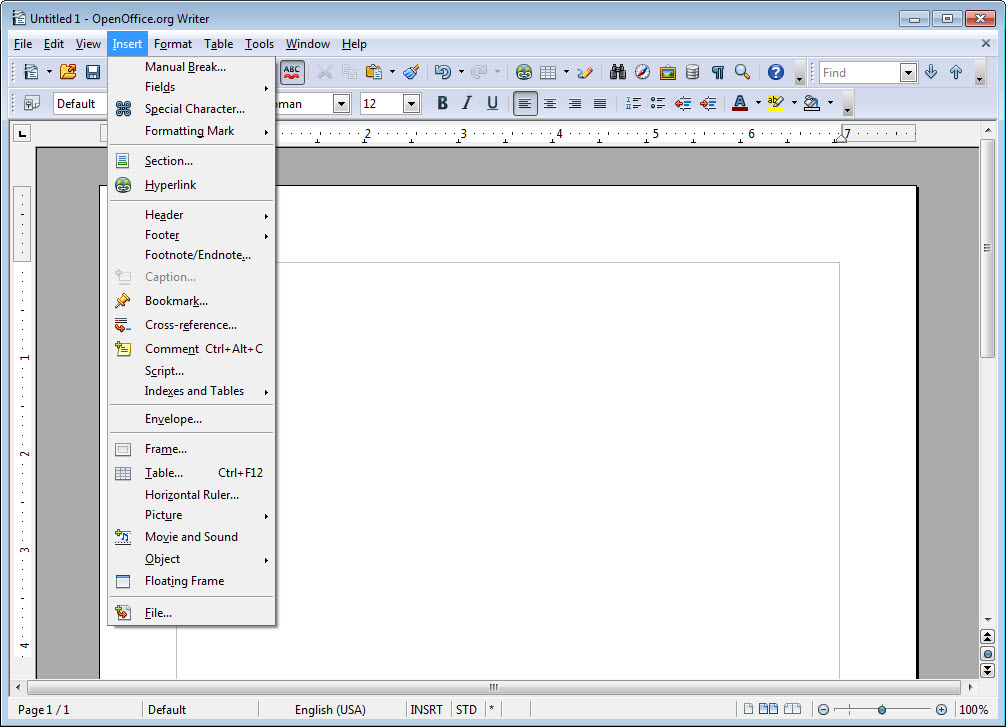 apache openoffice writer download