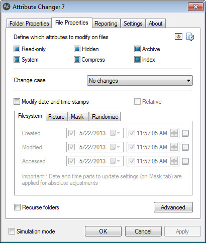 Attribute Changer 11.30 download the new version for apple