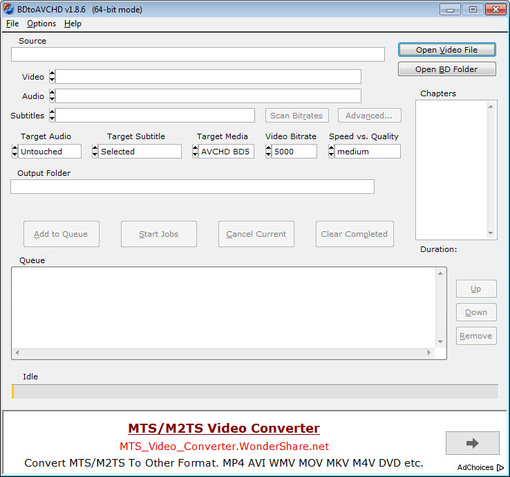 how to extract m2ts from bdmv