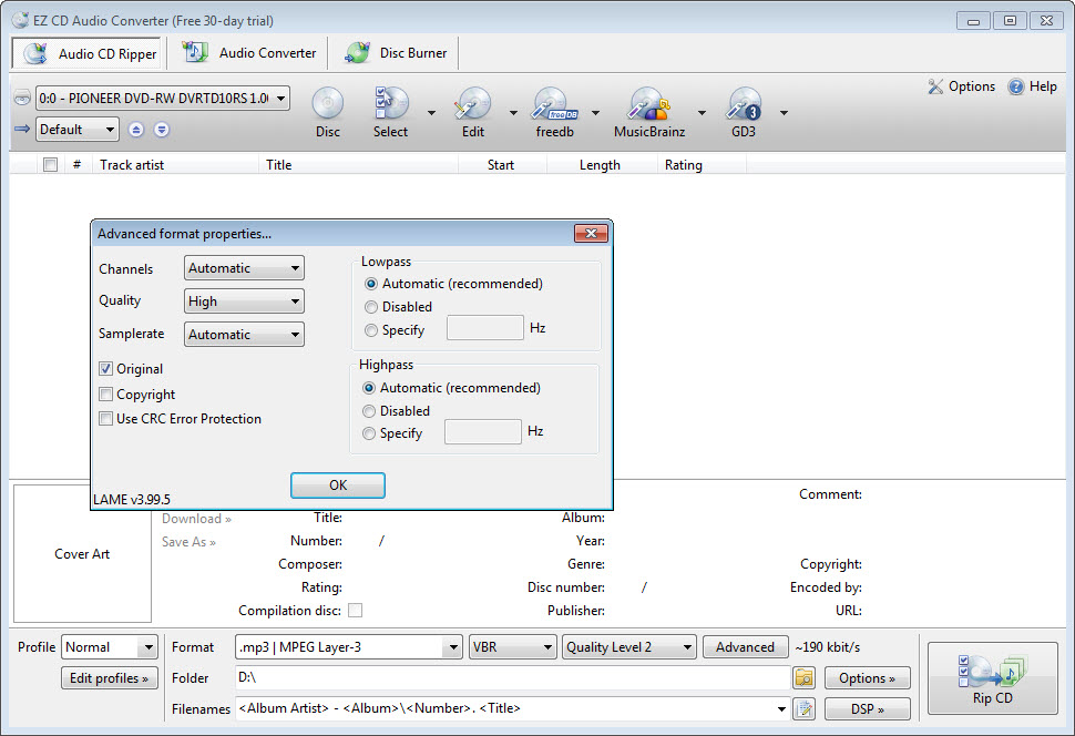 ez cd audio converter 4.0.5 full free