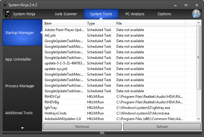 System Ninja 4.0.1 Free Download for Windows 10, 8 and 7