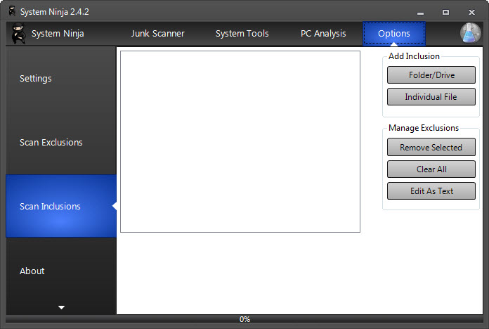 System Ninja: Free system optimization software for Windows PC