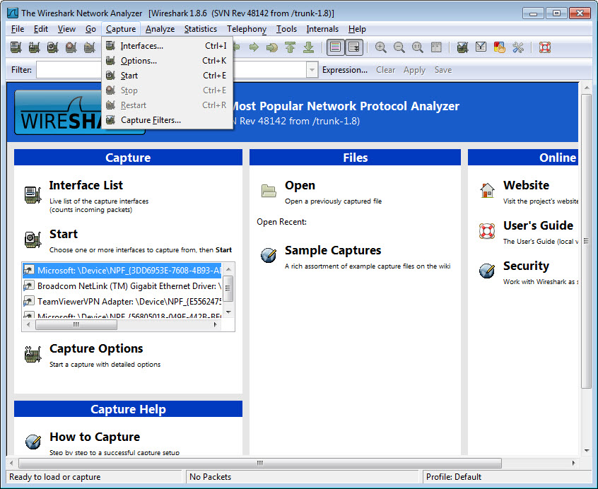 wireshark windows wireshark windows