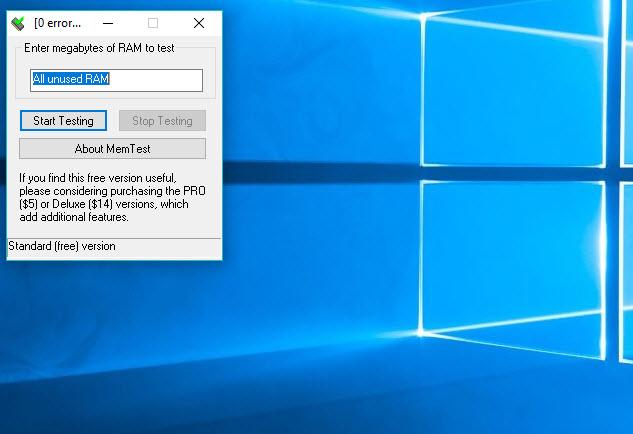 Memtest windows best sale 7