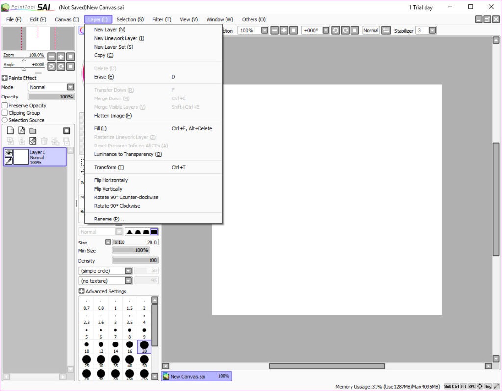 Paint Tools Sai