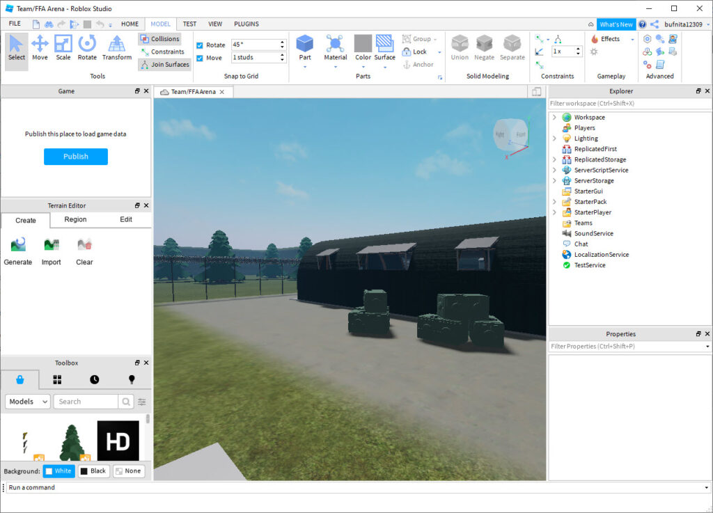 Download Roblox Studio 1.6.0.12889 for Windows 