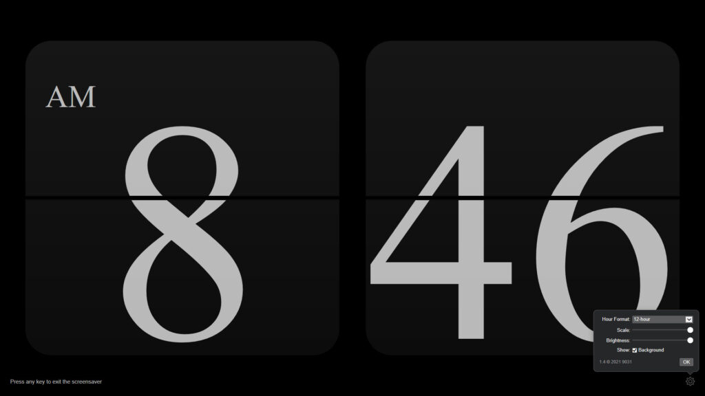 flip clock screensaver for mac