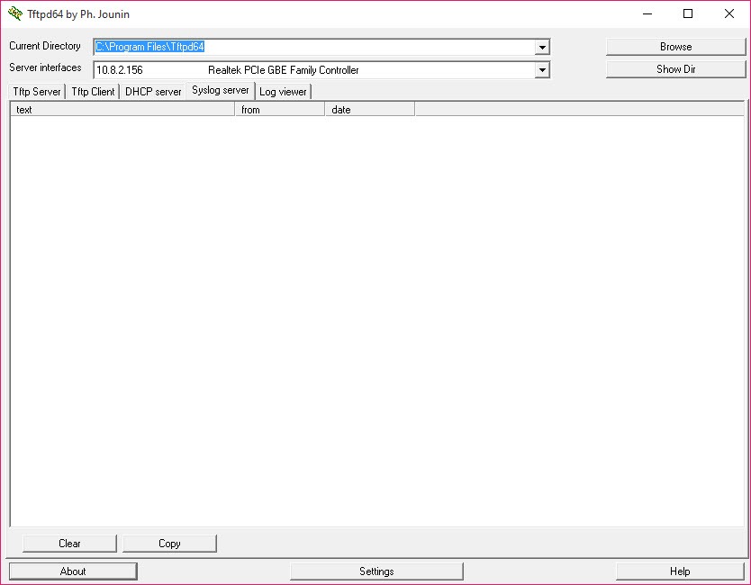 TFTPD64 : an opensource IPv6 ready TFTP server/service for windows : TFTP server