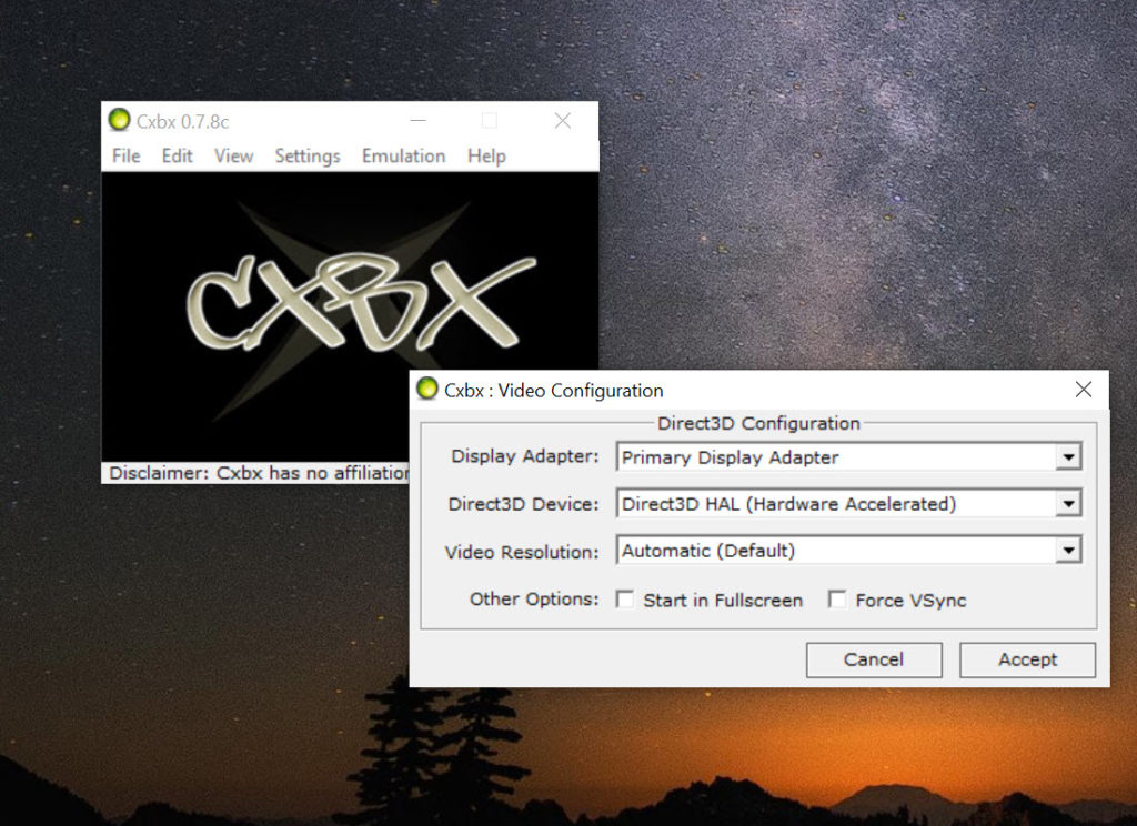 cxbx emulator for mac