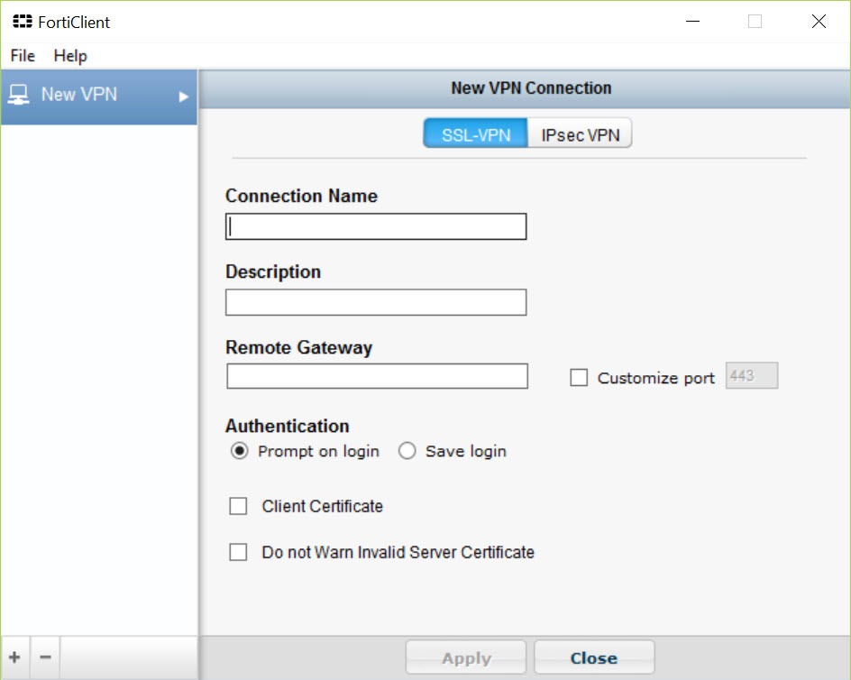 install forticlient windows 10