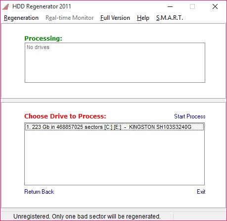 HDD Regenerator 2011 Free Download for Windows 10, 8 7 -