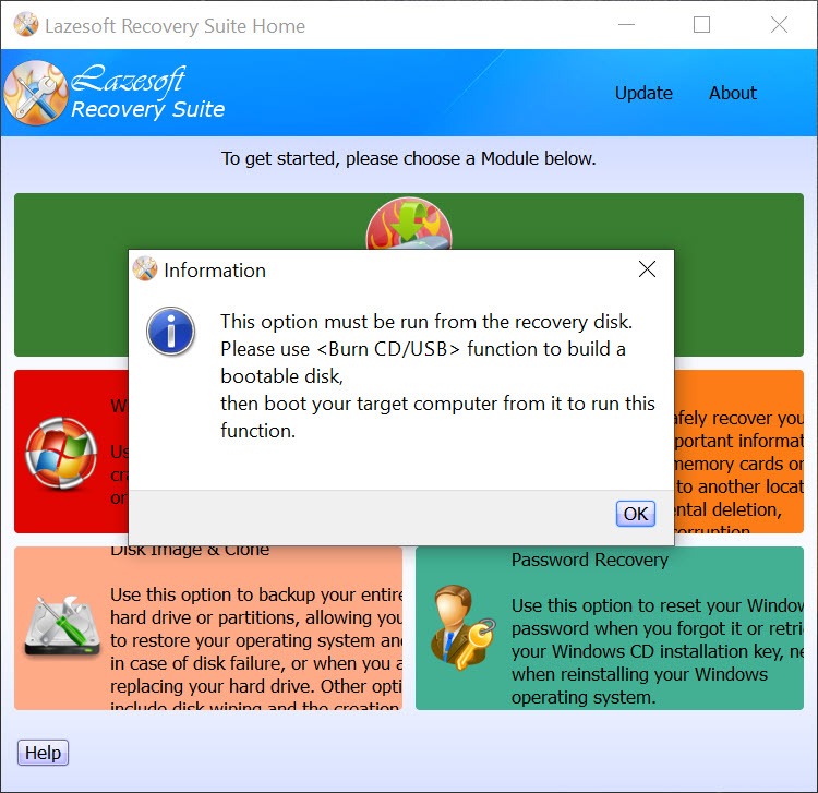 Lazesoft Recovery Suite 4.5.1 Free Download for Windows 10, and 7 - FileCroco.com