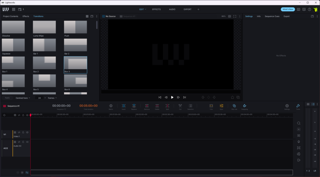 Lightworks screenshot 3