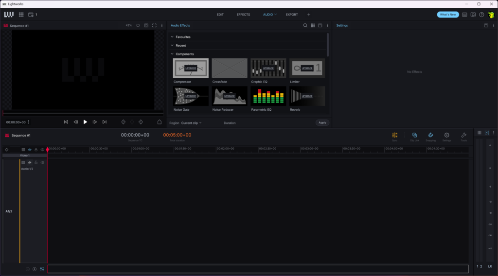 Lightworks screenshot 4