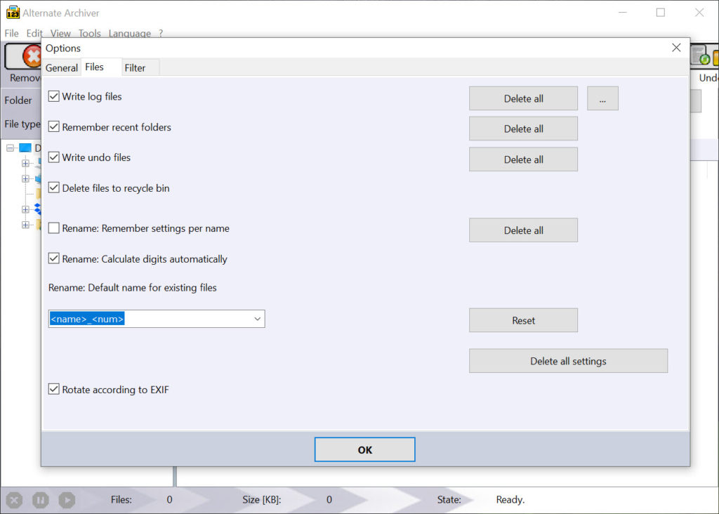 get rid of zip archiver 4