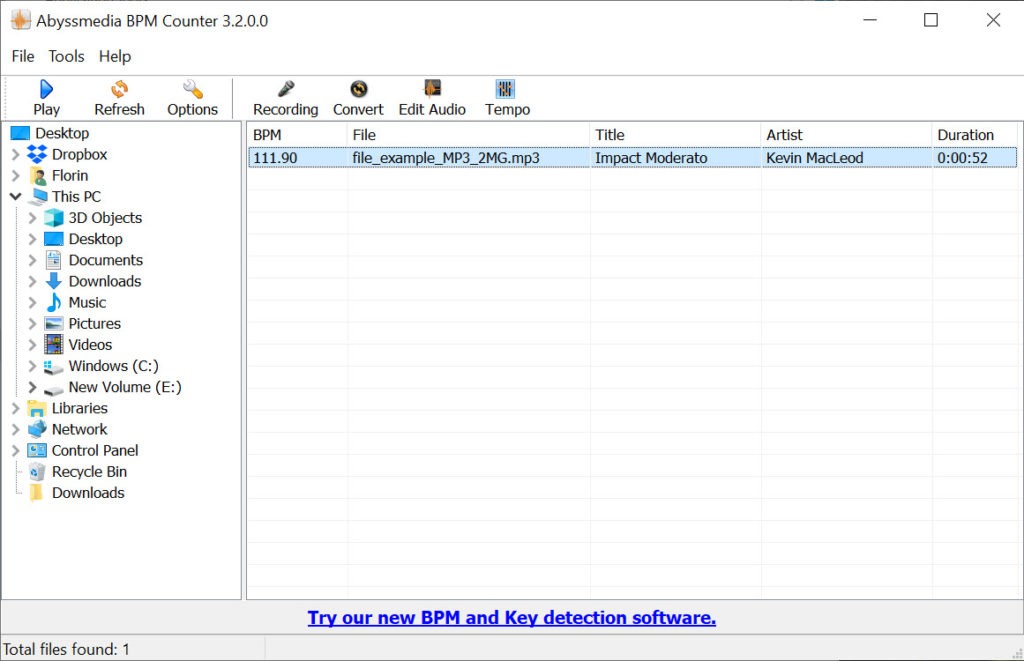 mp3 to bpm finder