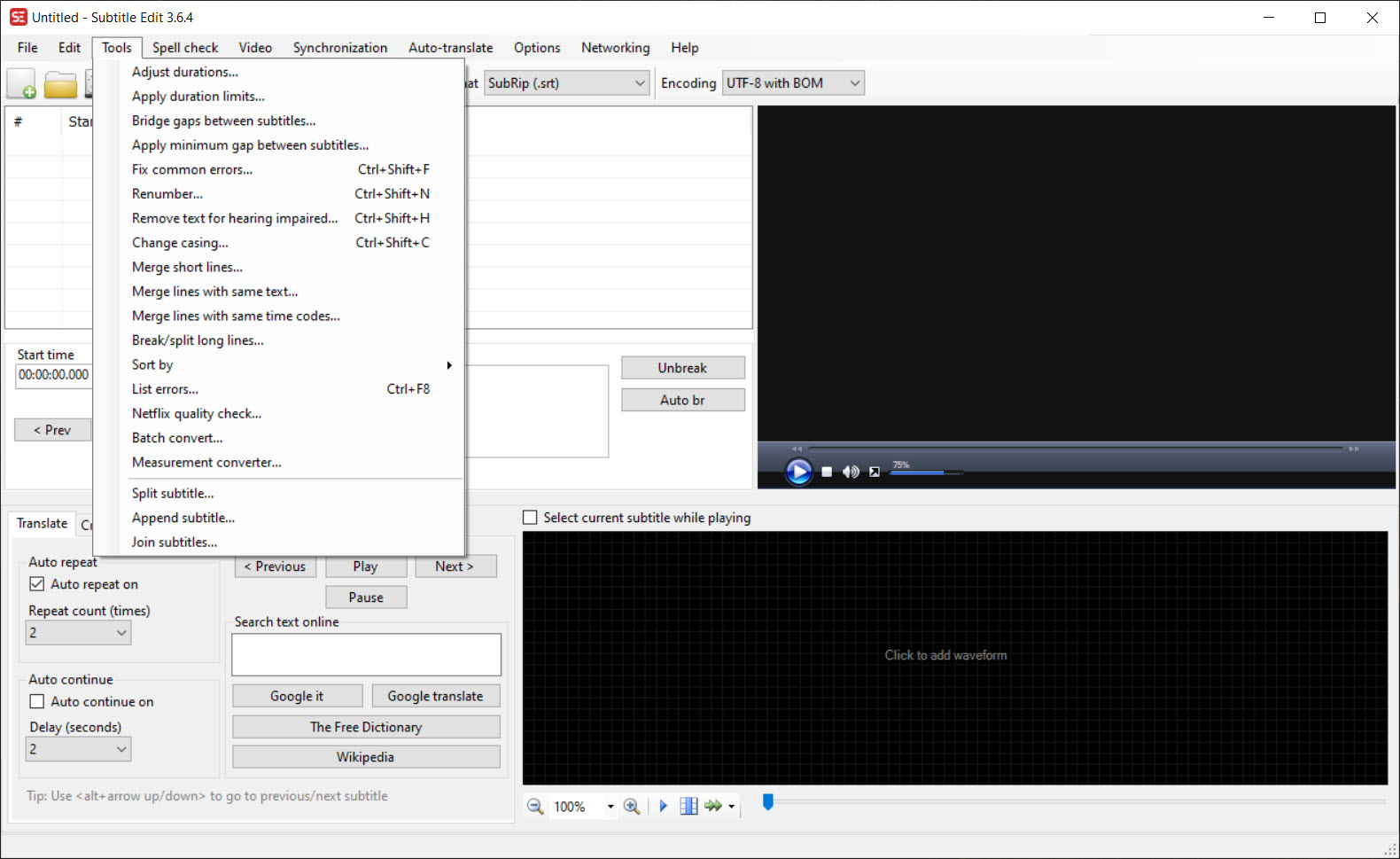 subtitle edit pro free subtitle edit pro free