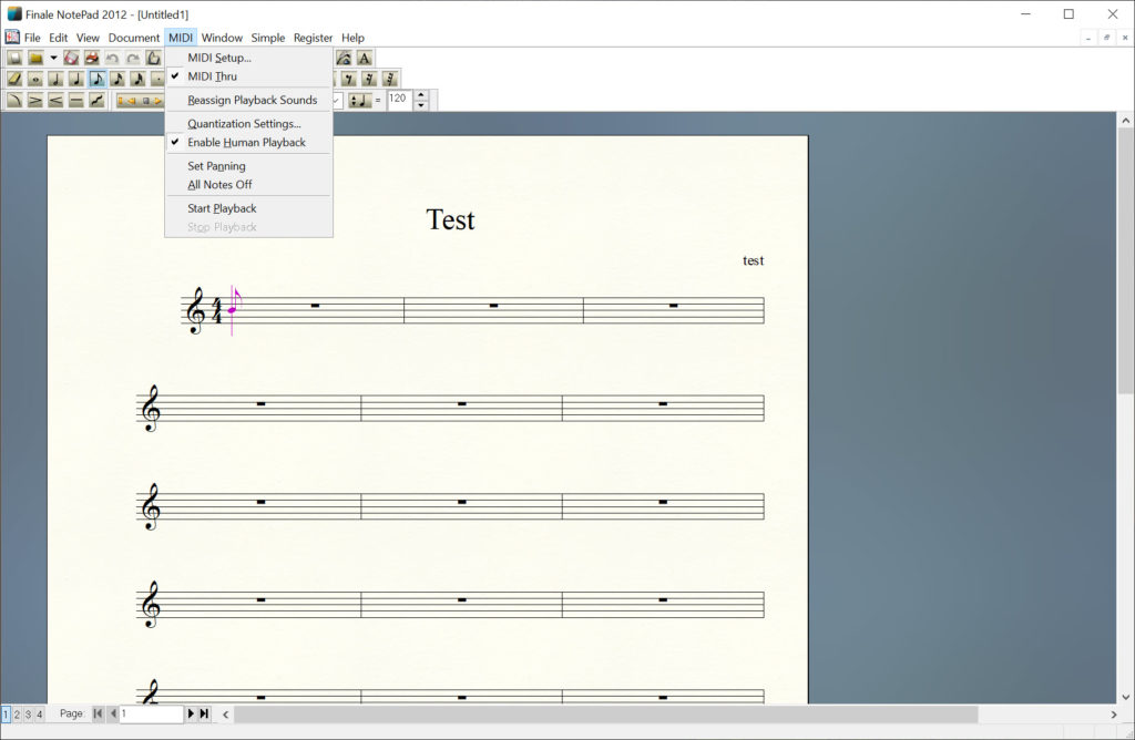 finale notepad free 2012