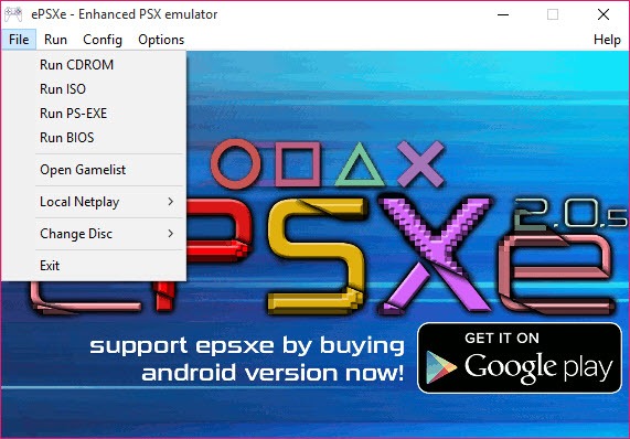 genopretning Udholdenhed Afslag ePSXe 2.0.5 Free Download for Windows 10, 8 and 7 - FileCroco.com
