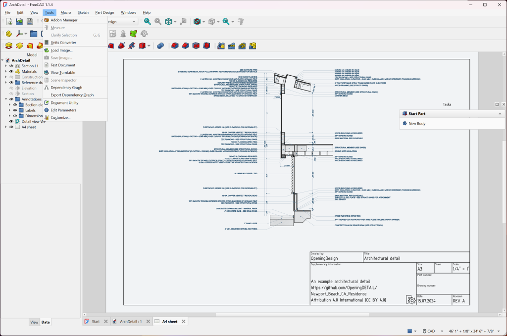 FreeCAD screenshot 3
