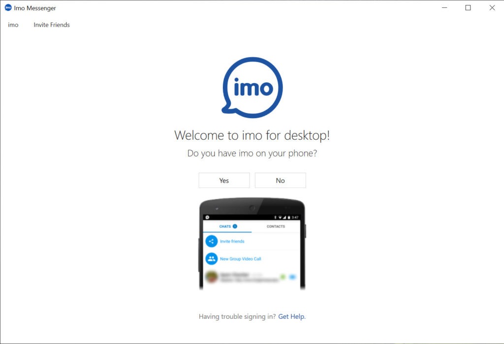 free download imo software for windows 7