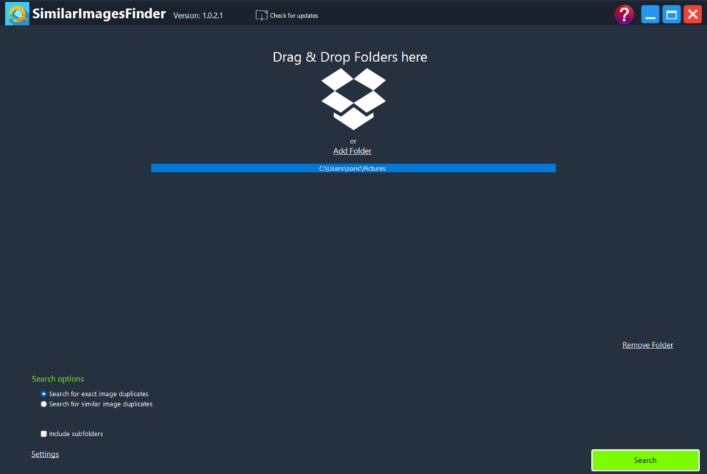 SimilarImagesFinder screenshot 1