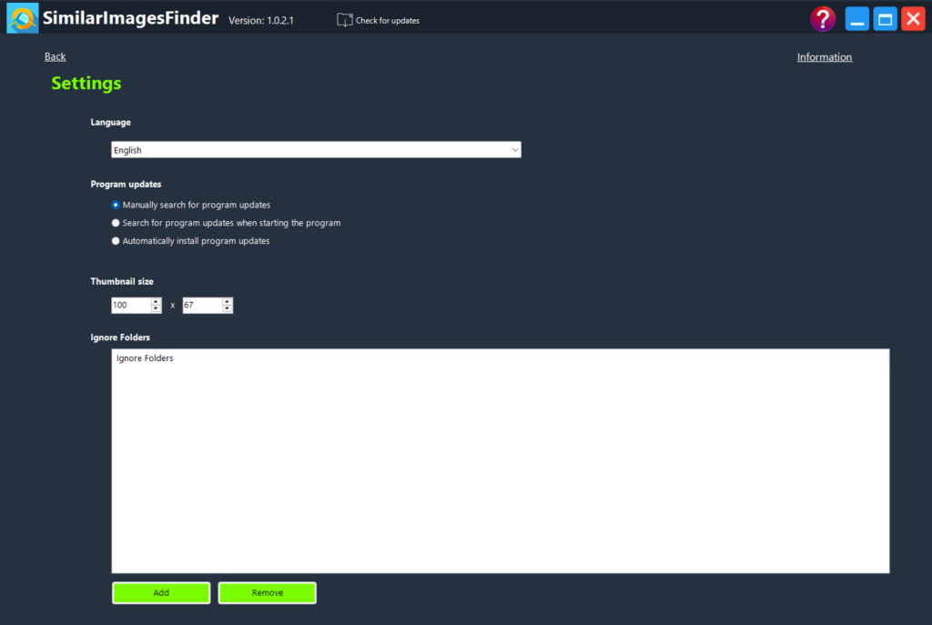 SimilarImagesFinder screenshot 2