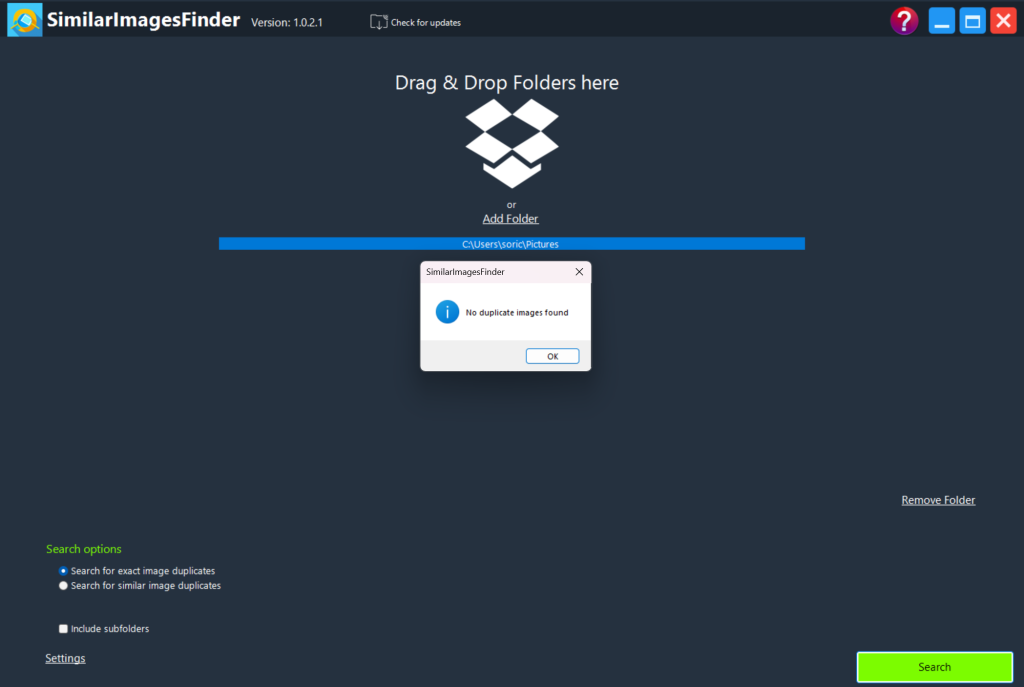 SimilarImagesFinder screenshot 3