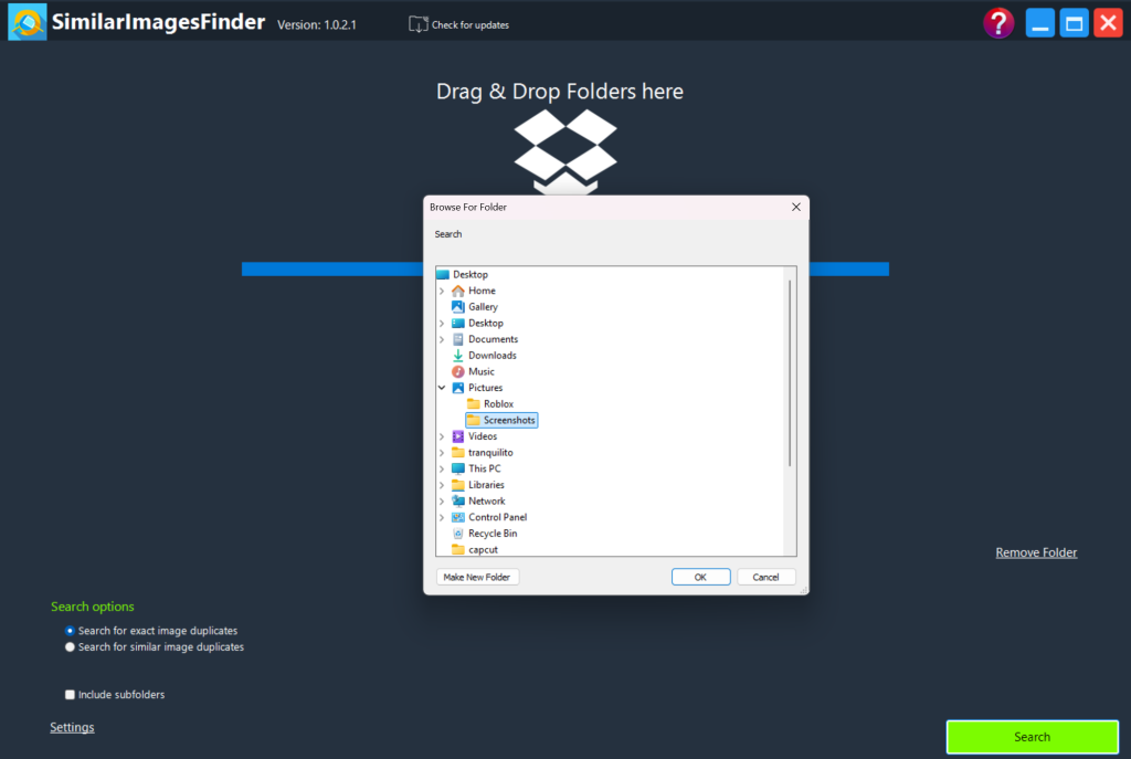 SimilarImagesFinder screenshot 4