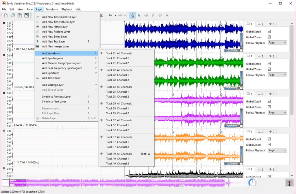 Pegar a Cifra da Música - Programa Sonic Visualiser 