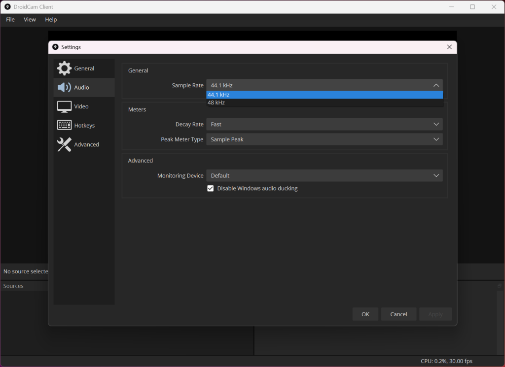 DroidCam Client screenshot 3