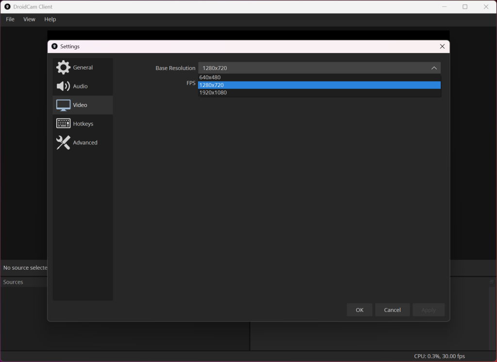 DroidCam Client screenshot 4