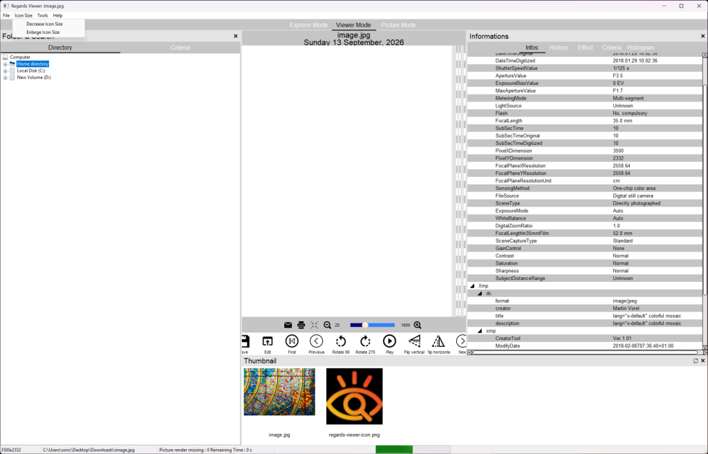 Regards Viewer screenshot 1