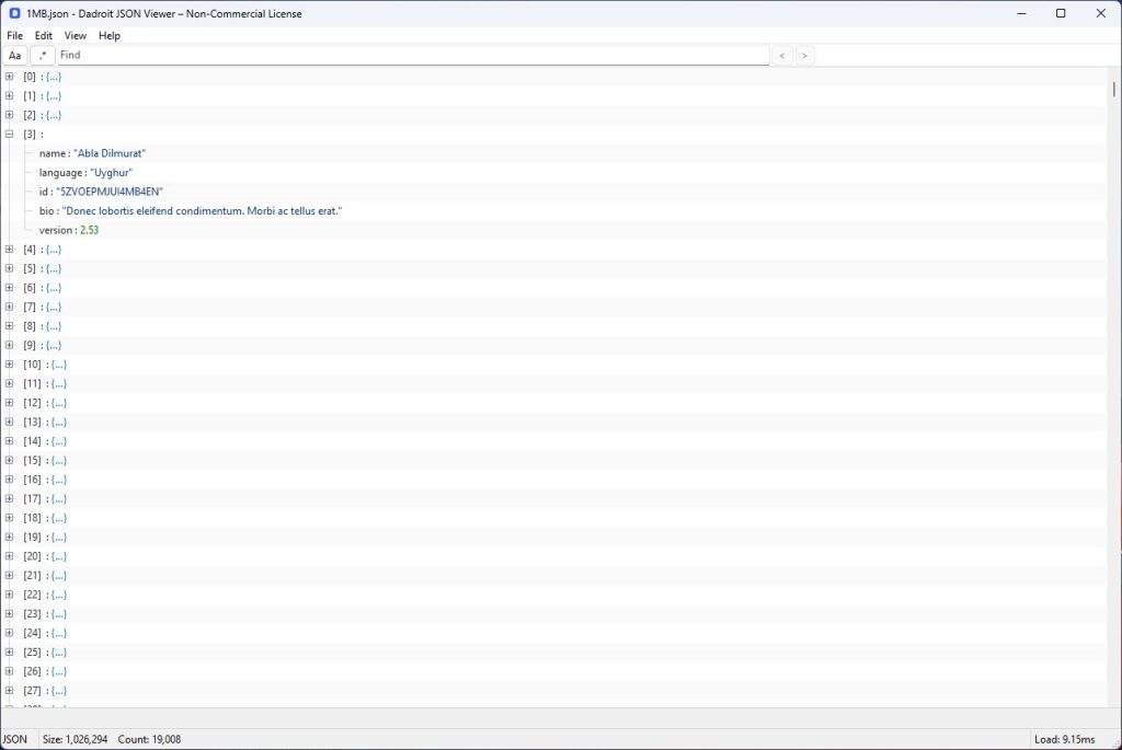 Dadroit JSON Viewer screenshot 1