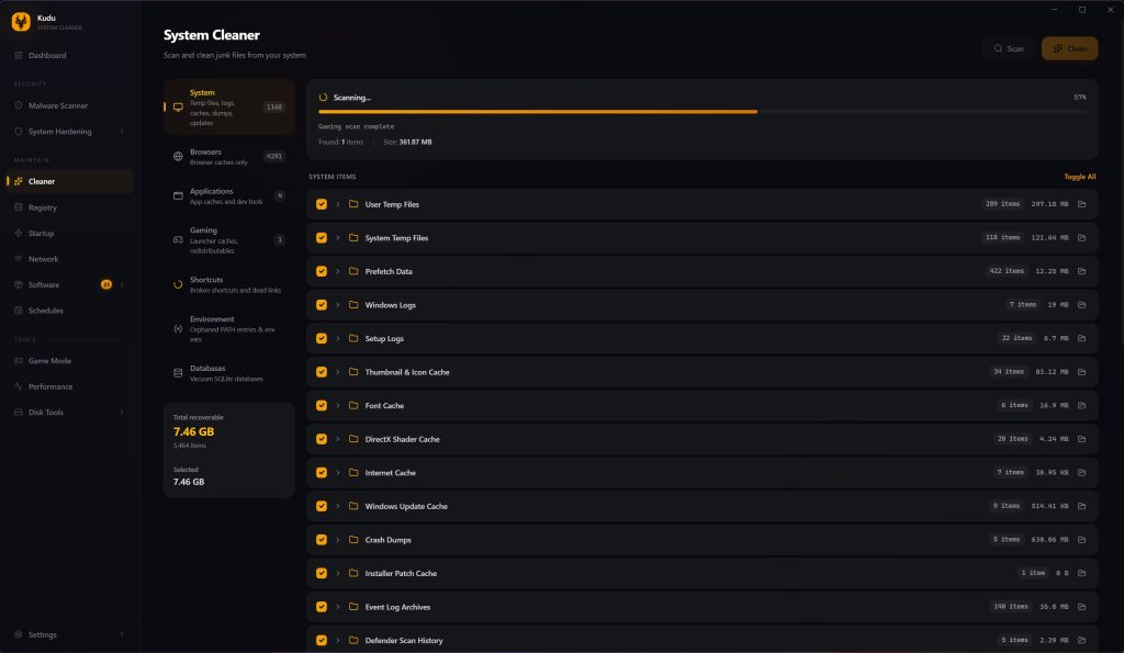 Kudu screenshot 2