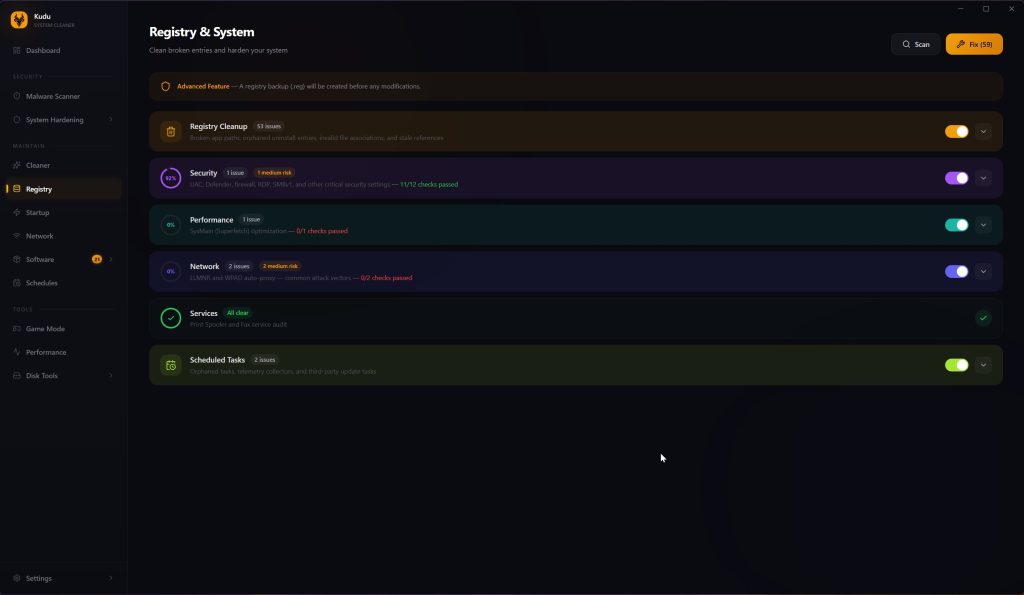 Kudu screenshot 3