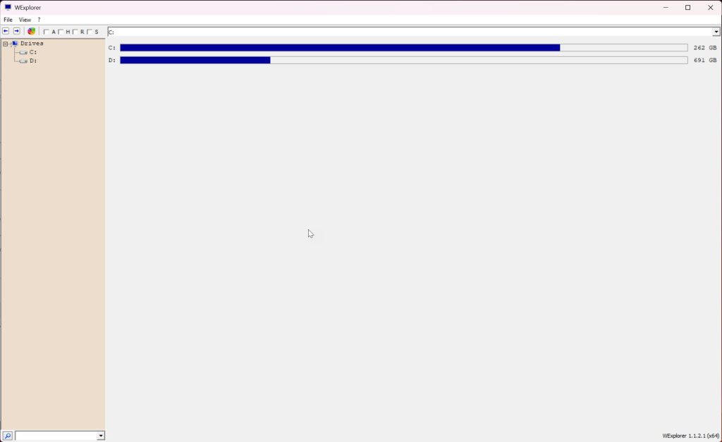 WExplorer screenshot 1