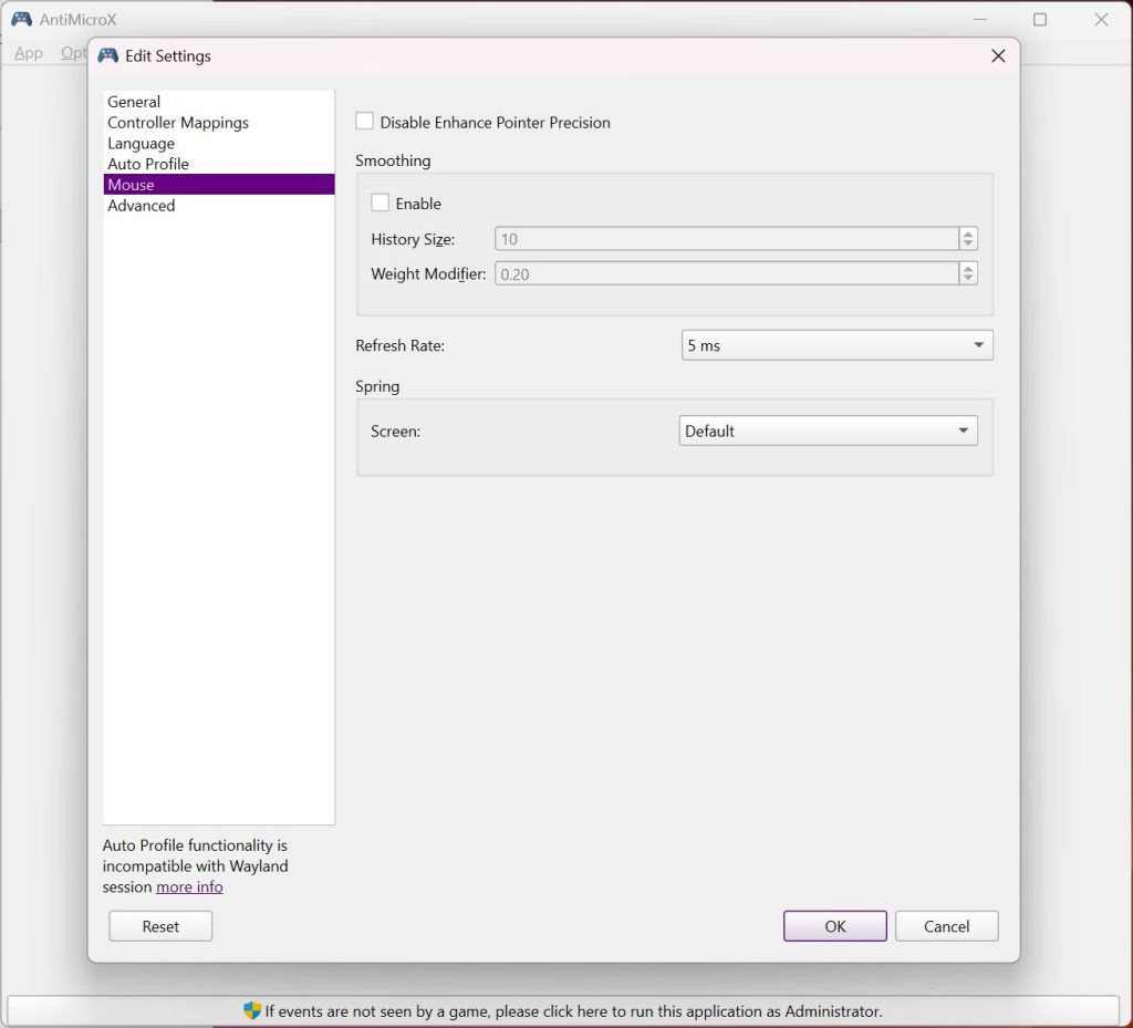 AntiMicroX screenshot 3