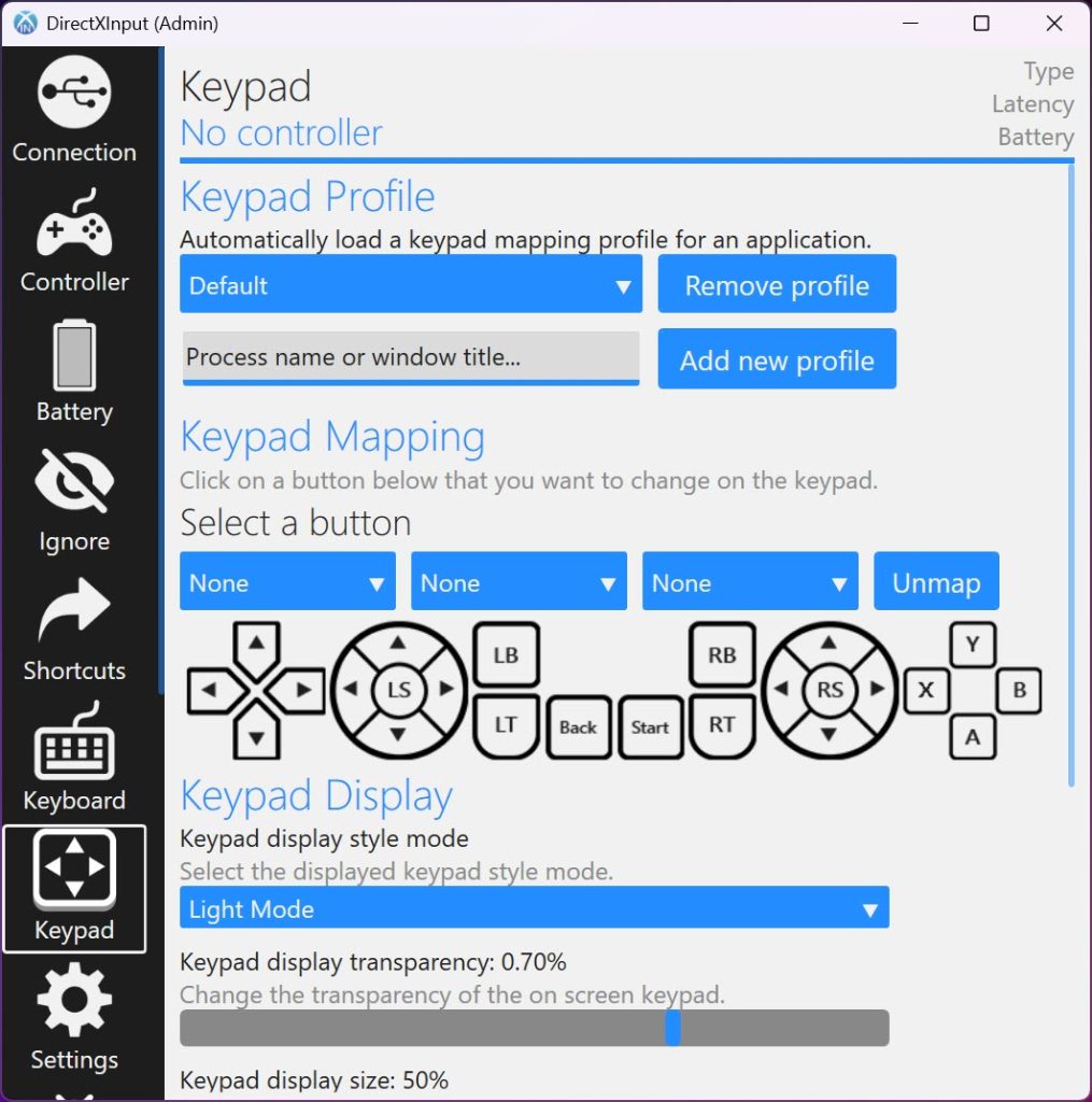 DirectXInput screenshot 4