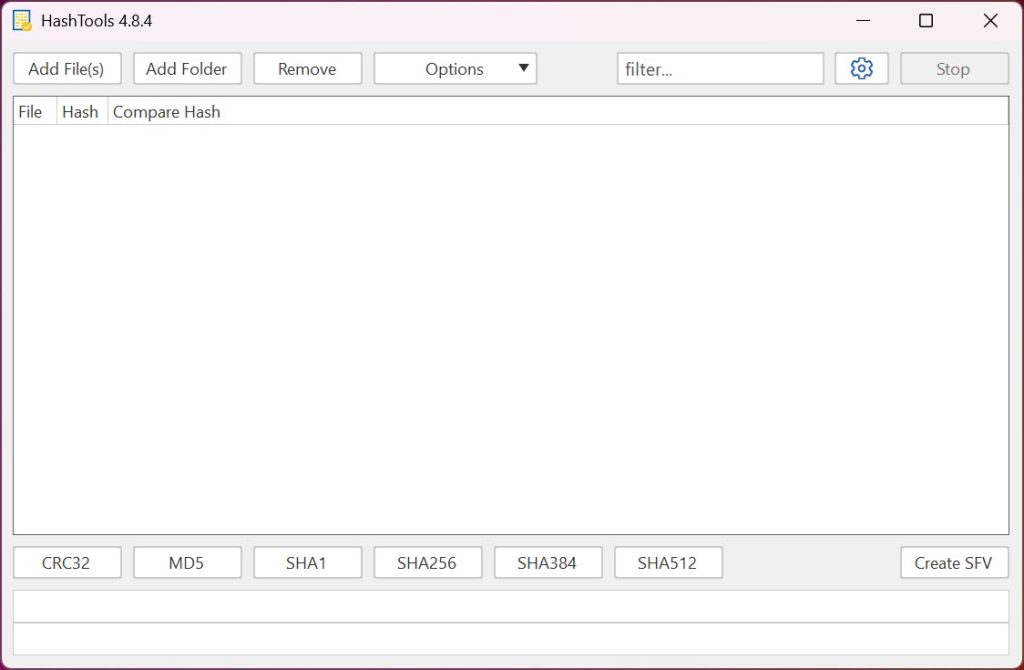 HashTools screenshot 1