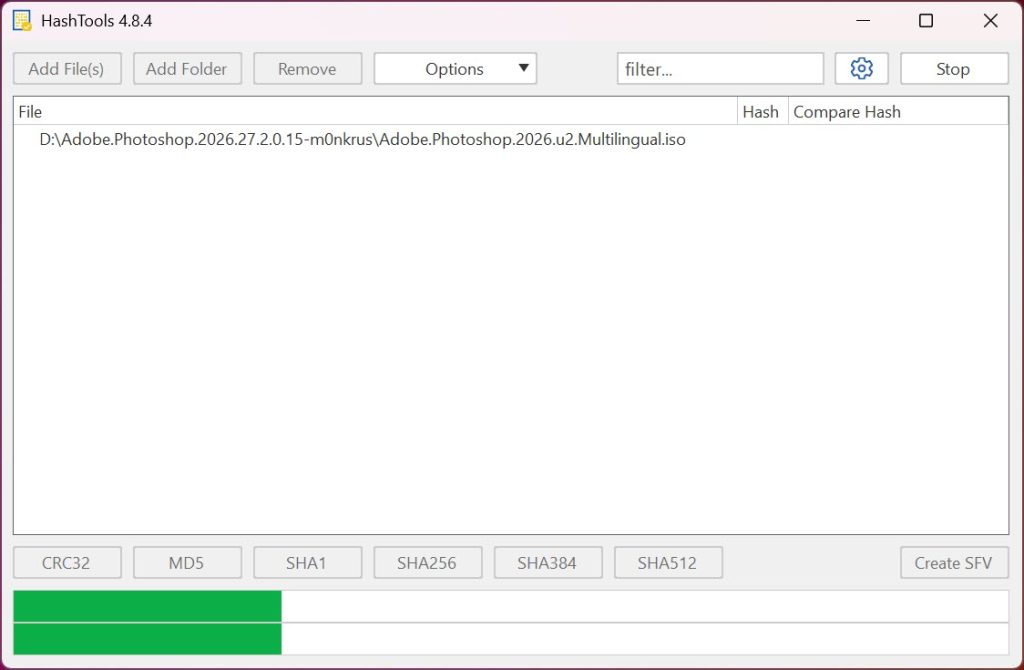HashTools screenshot 2